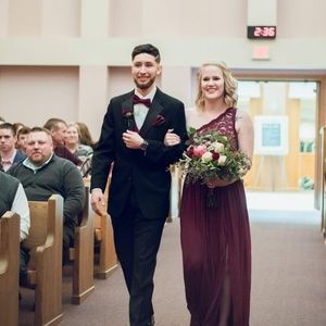 David's bridal bridesmaid dress